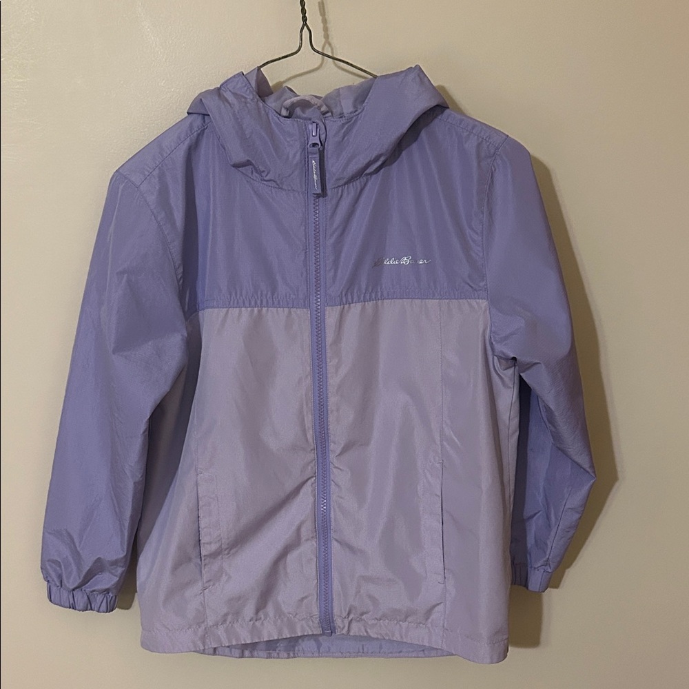 Eddie Bauer Kids Lavender Raincoat S 7/8